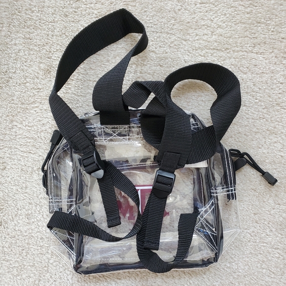 Texas A&M Clear PVC Backpack - Picture 2 of 3